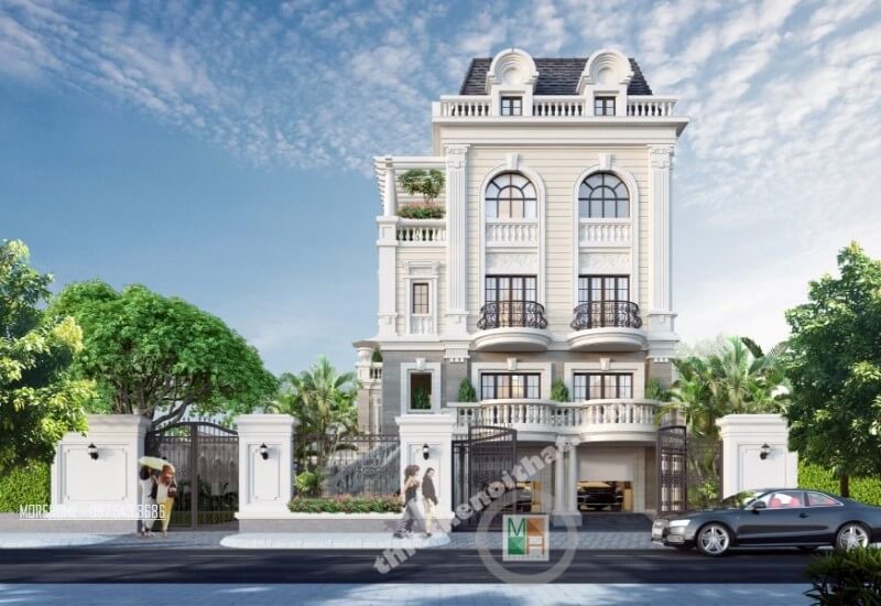 Thiết kế kiến trúc đẹp cho nhà phố, biệt thự 