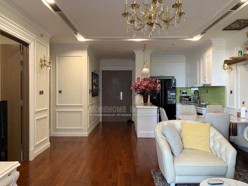 Thi công hoàn thiện nội thất chung cư Vinhomes Nguyễn Chí Thanh Hà Nội